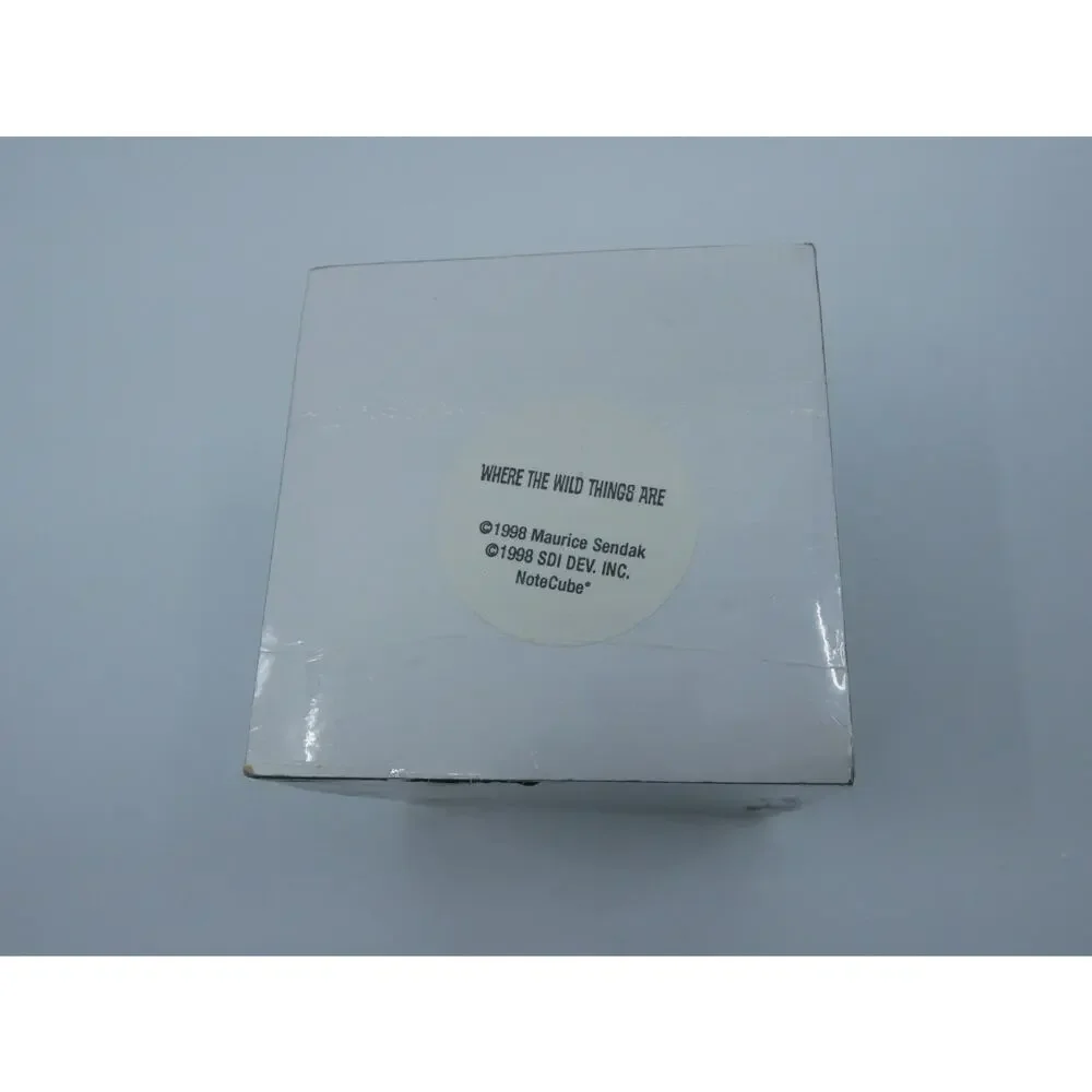 Where The Wild Things Are NoteCube Memo Pad Maurice Sendak Office Desk NOS